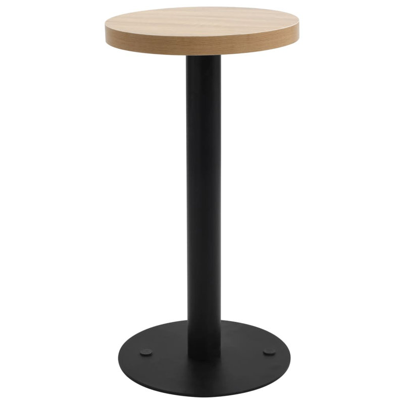 Anaël Round Dining Table, H75 x L40 x W40cm, Black