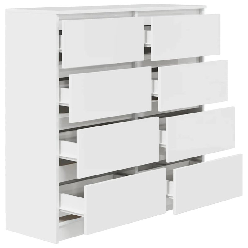 Sideboard 100X35x99 Cm Engineered Wood, White