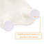 Table basse de 40 pouces en forme de nuage pour le salon, beige