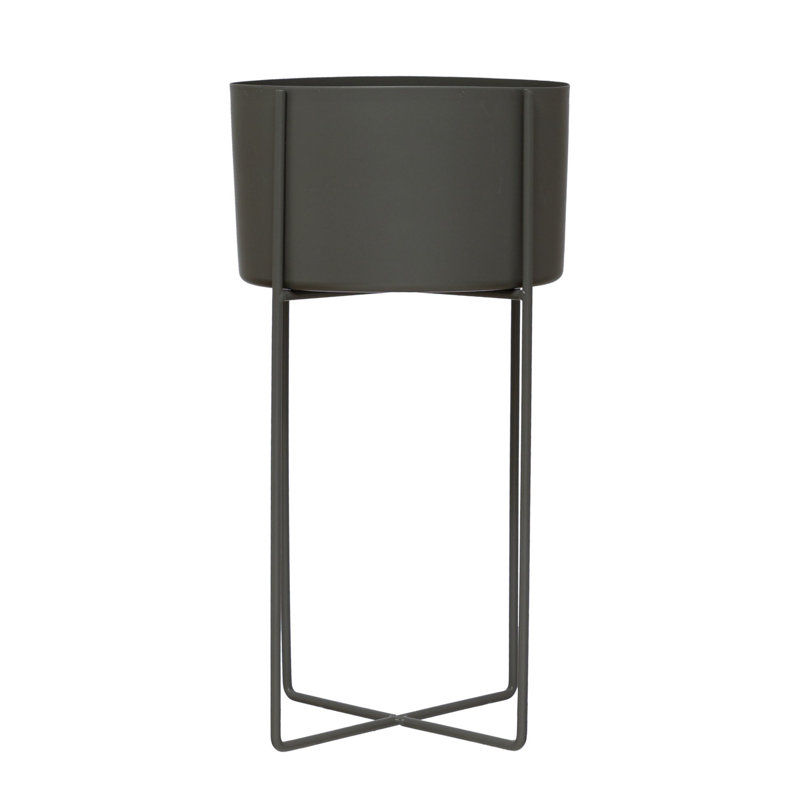 Metal Planter with Stand