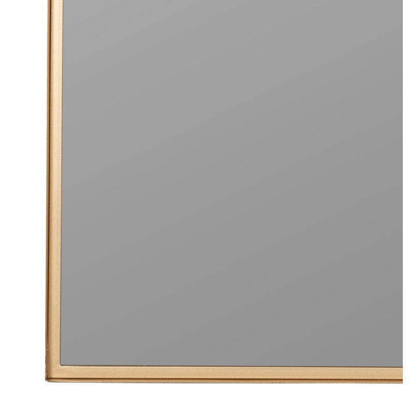 Abner Metal Arch Mirror, Gold