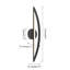 Bow LED Wall Light Warm Light Switch Dimmable Hardwired-1743390193-1743390206