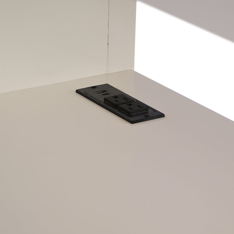 Lit mezzanine simple avec lit double Karol
