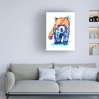 Lisa Whitehouse Red Panda Canvas Art