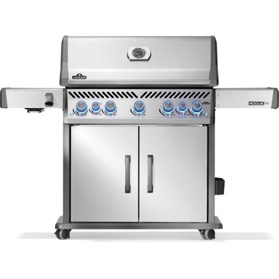 Rogue PRO-S 625 5-Burner Grill in Stainless Steel with Infrared Side and Rear Burner