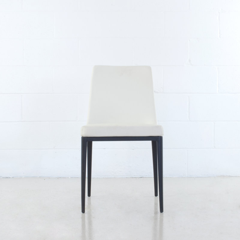Chaise rembourrée Capson, Crème