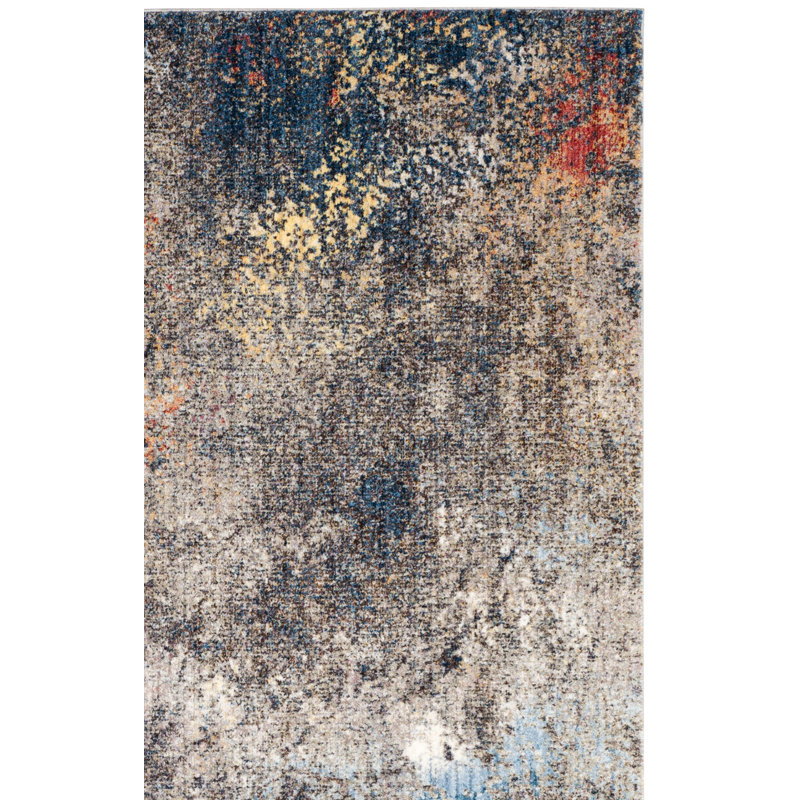 Massad Performance Abstract Rug, Rectangle 4' x 6'
