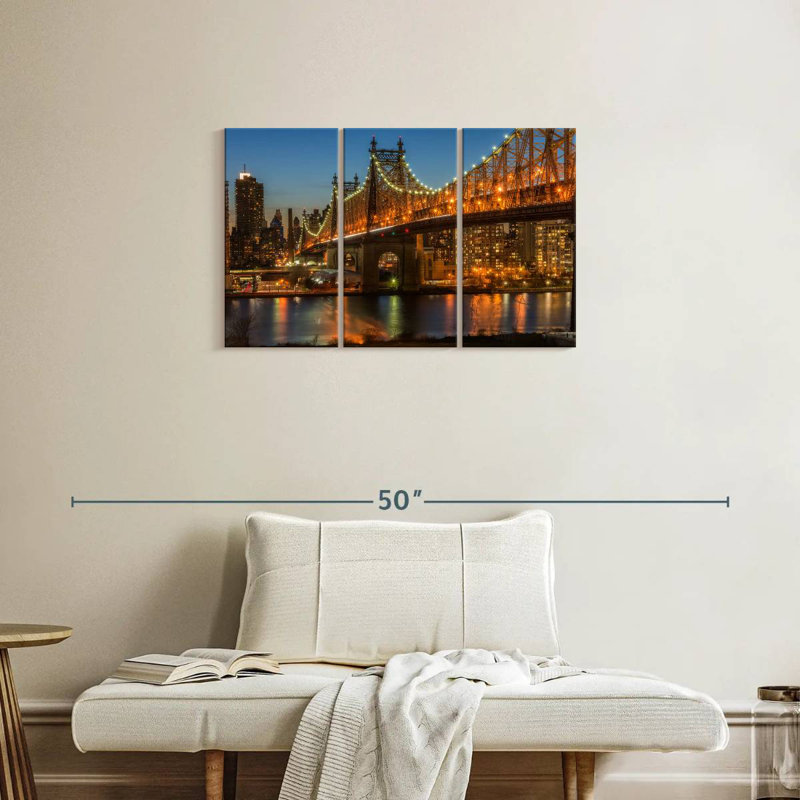Pont de New York, Queensboro, H 20 po x l 33 po