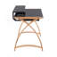 Bureau en bois naturel et verre noir Bentley Mid-Century Modern par Lumisource