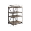 Heavy 100cm H x 61cm W Steel Etagere Bookcase