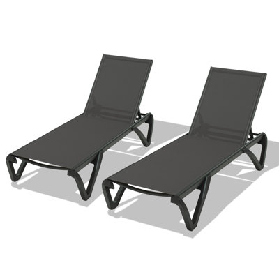 Pool Lounge Chairs Set Of 2