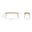 Ludo Marble Leg Dining Table