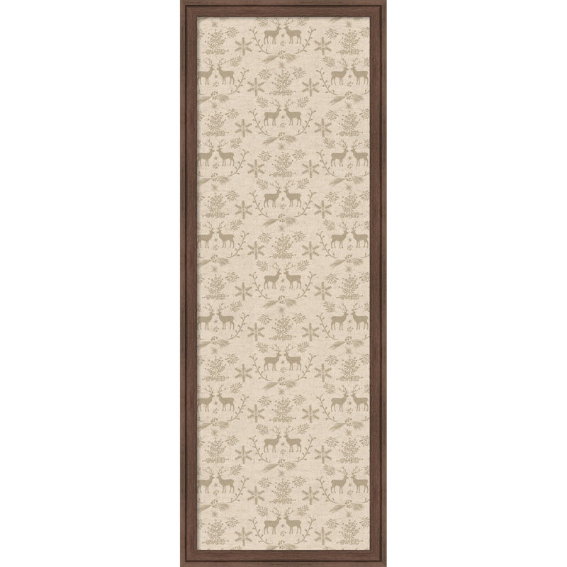 Rangement mural encadré en tissu, H 38 po x l 14 po