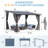 Lean-To Wall-Mounted Pergolas With Curtains And Netting-122684186