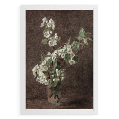 Imprimé floral rétro CXV III - reproduction de toile seulement - non encadrée