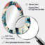 Cuber Techno Concealment - Miroir mural ovale bleu-895254040