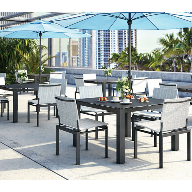 Allure Armless Dining Chair, Glacier, Carbon