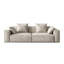 Coussin modulaire beige en polyester-591215696
