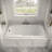 66'' x 34'' Acrylic Soaking Drop-In Bathtub, Drain Included-97544472