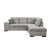 Polyester gris clair est en rupture de stock