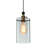 Industrial 1 Light Glass Cylinder Pendant
