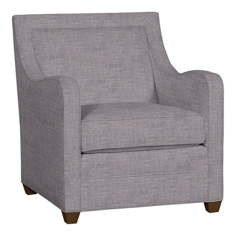 Haden 31.5" Chair, Havana, Nomad Slate Crypton® Chenille