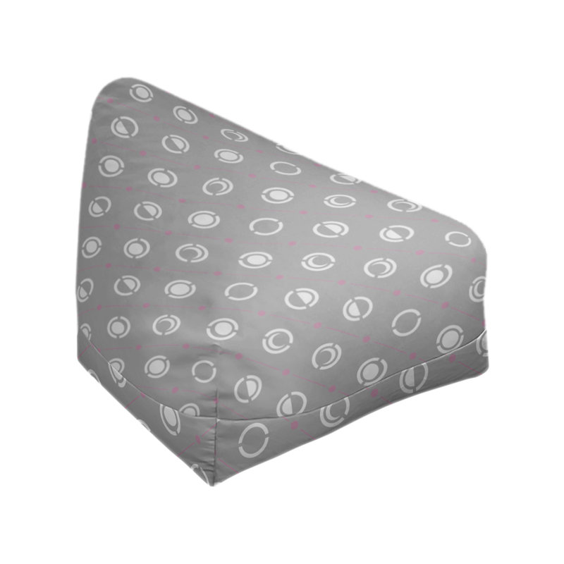 Housse de sac de pois, Décoration rose / blanc, H 38 po x l 42 po x P 29 po, Bourre en polyester