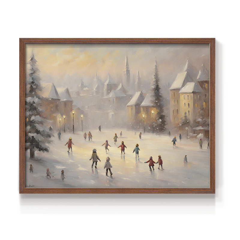 Paysages rétro-CII - reproduction encadrée