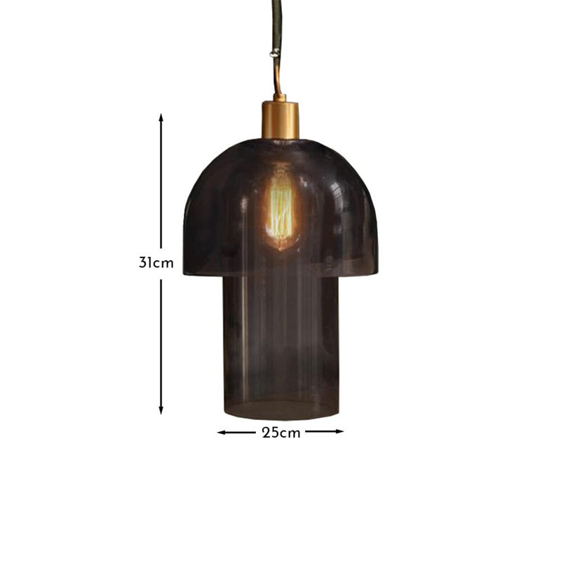 Coan 1 - Light Natural Pendant, 31cm H x 22cm W