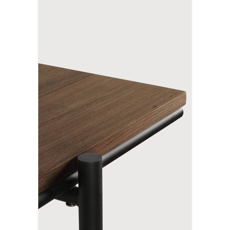 Oscar Solid Wood Writing Desk, 29.9" H x 78.7" W x 35.4" D, Teak
