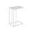Chic C-Shaped End Table  With Tempered Glass Top