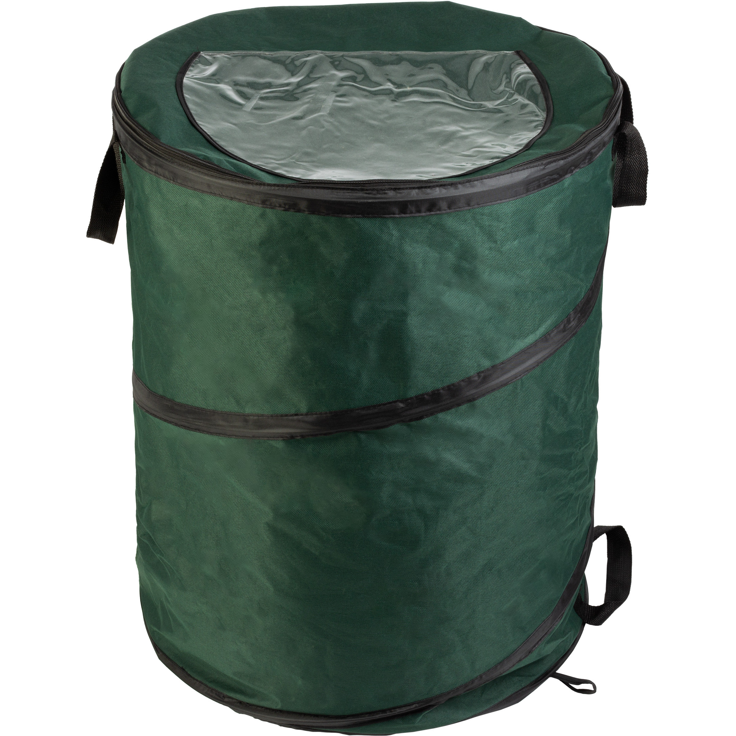 JOYDING 80 Gallons Reusable Yard Waste Bags Fabric Open Trash Can
