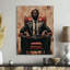 Figurine murale afro-américaine «Man sur son trône»-576345174-576345179