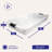 Homz Underbed Secure Latching Clear Plastic Storage Container-90640268-90640269-90640270