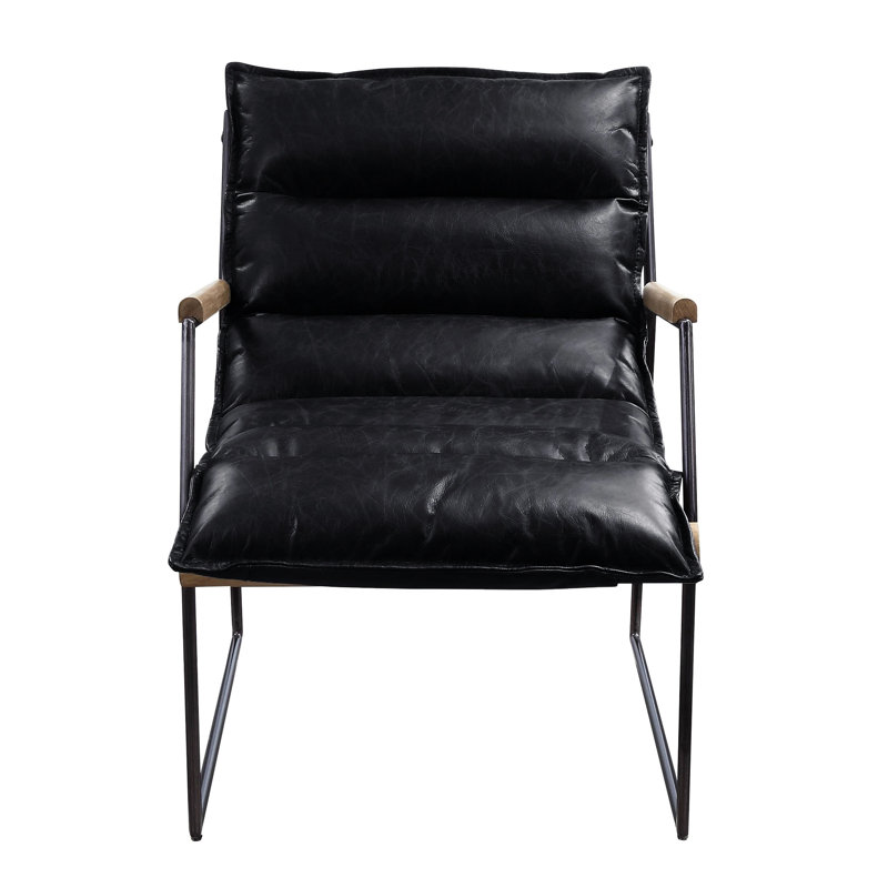 Fauteuil confortable avec revêtement en cuir
