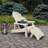 Anette Outdoor Adirondack Chair With Ottoman-910188976
