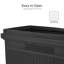 Boîte de livraison verticale Rts Home Accents Eco Parcelwirx avec couvercle amovible, noir-107087242