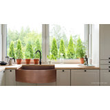 Luxury 33-Inch Heavy 12-Gauge Farmhouse Sink, Includes Accessories, Curved Front