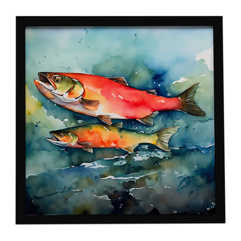 Salmon, reproduction d'art encadrée