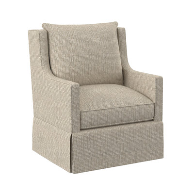 Callum Sunbrella® Boucle Swivel Slipcovered Armchair