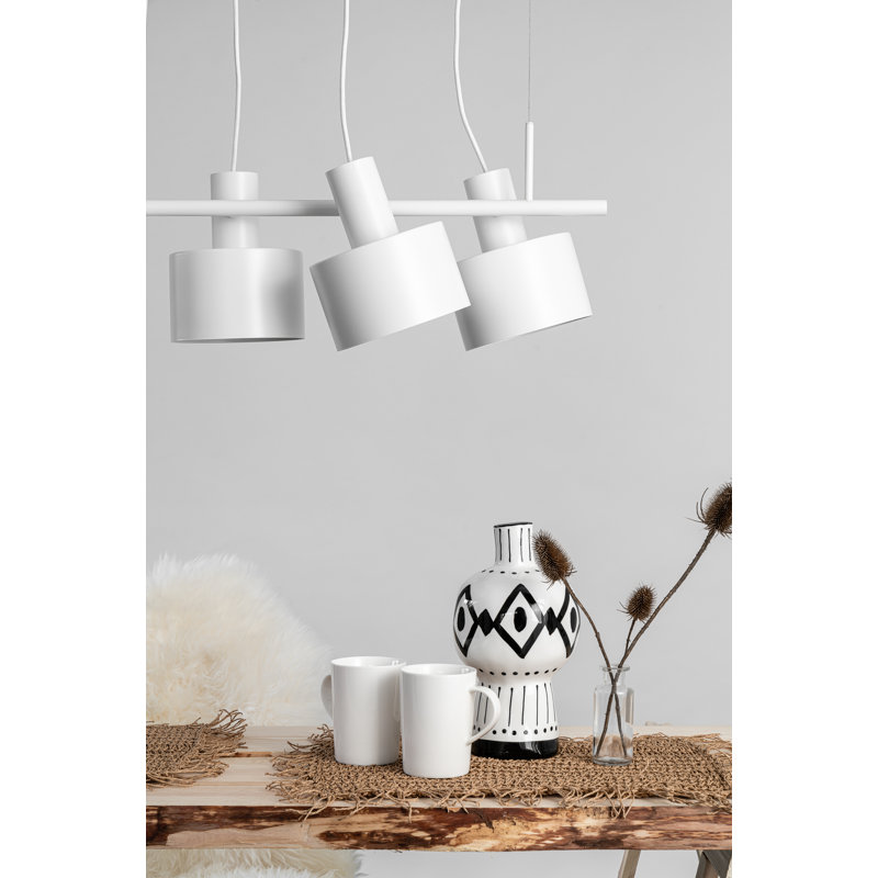 Hedgerley 4 - Light Kitchen Island Pendant, White
