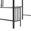 Lit mezzanine simple avec bureau et tablettes-620870730