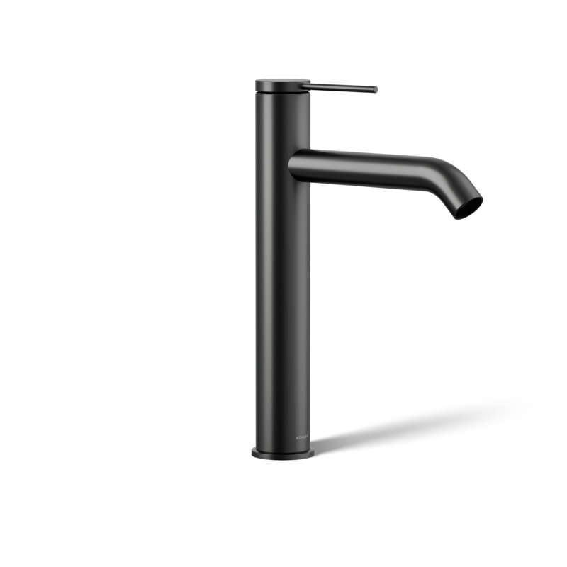 Robinet de lavabo de salle de bain monocommande Composants, Noir mat