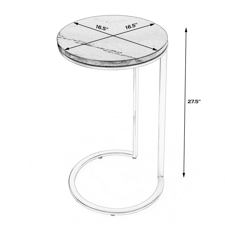 Shounderia Marble Side Table