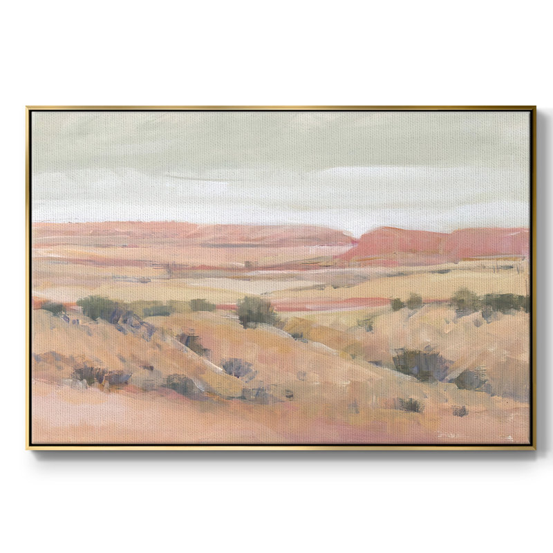 Southwest Landscape I, reproduction d'art sur toile, Or, H 17 po x l 25 po x P 2 po