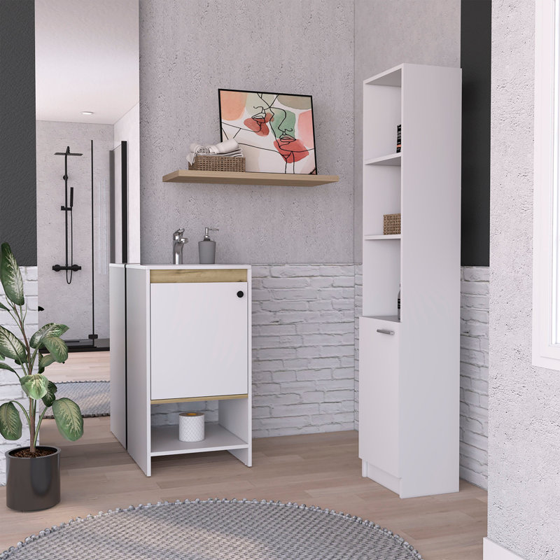 Georgee Bathroom Storage Furniture Set