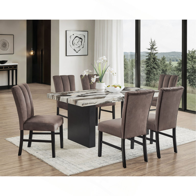 Table de salle à manger rectangulaire 1Pc