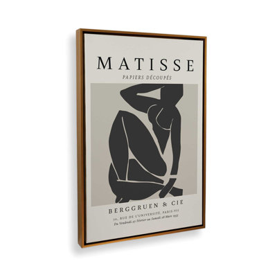 Matisse's Nude III en noir