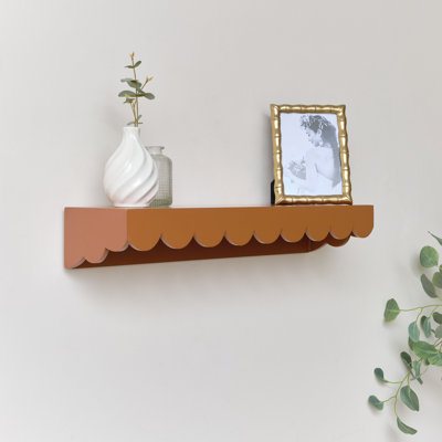 Aburto Wood Floating Shelf