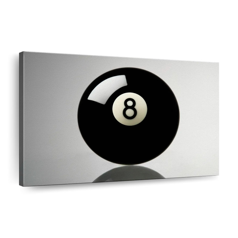 Pool Ball Canvas Print, 39" H x 26" W x 1.25" D